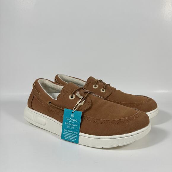 Vionic Skipper Boat Shoes – Men’s Size 9.5 – Eco-Conscious | NWT / No box - Picture 2 of 10